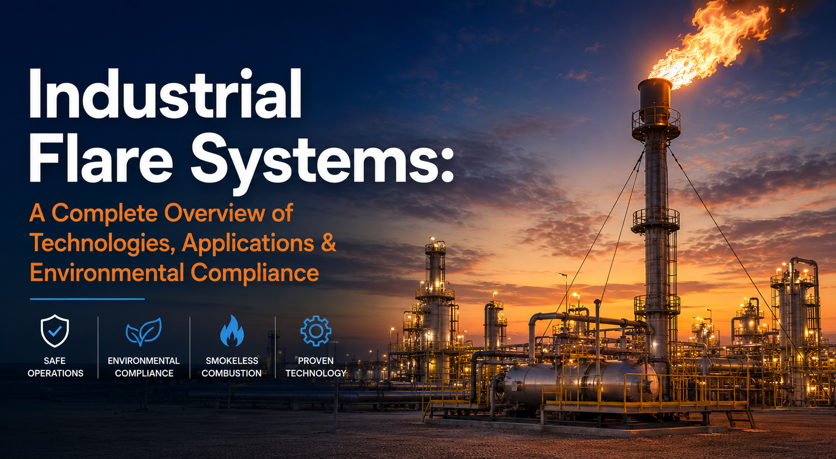 Industrial flare systems