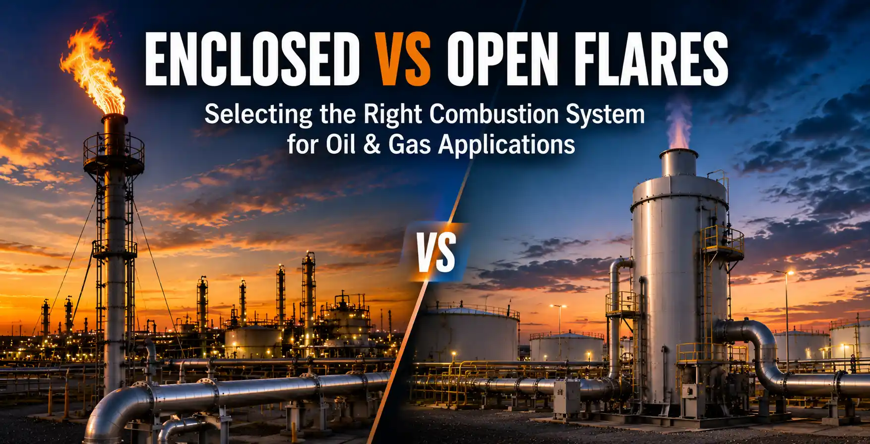 Enclosed vs Open Flares