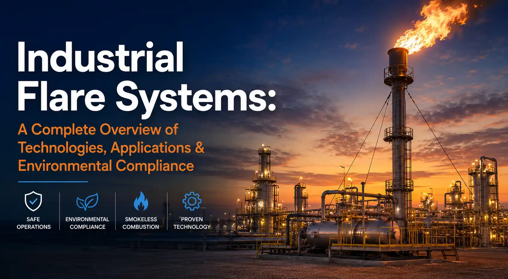Industrial flare systems