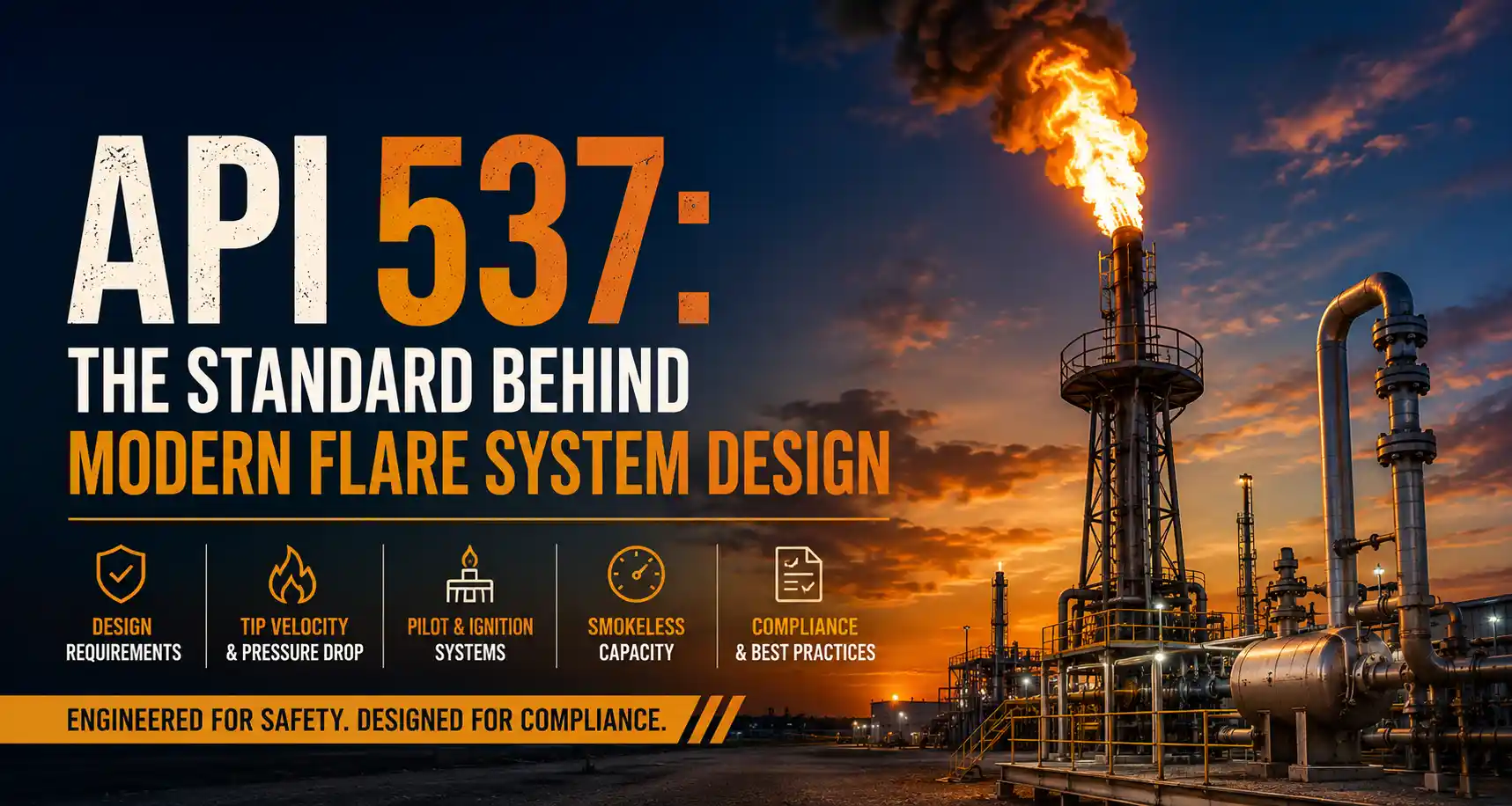 API 537: The Standard Behind Modern Flare System Design