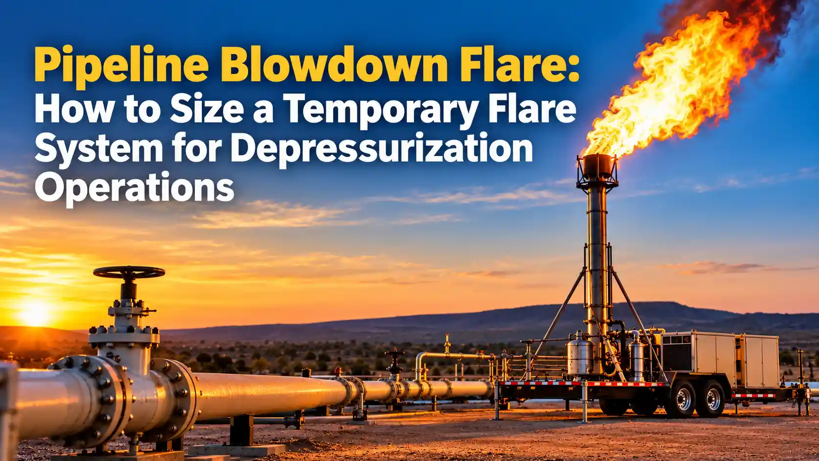 Pipeline blowdown