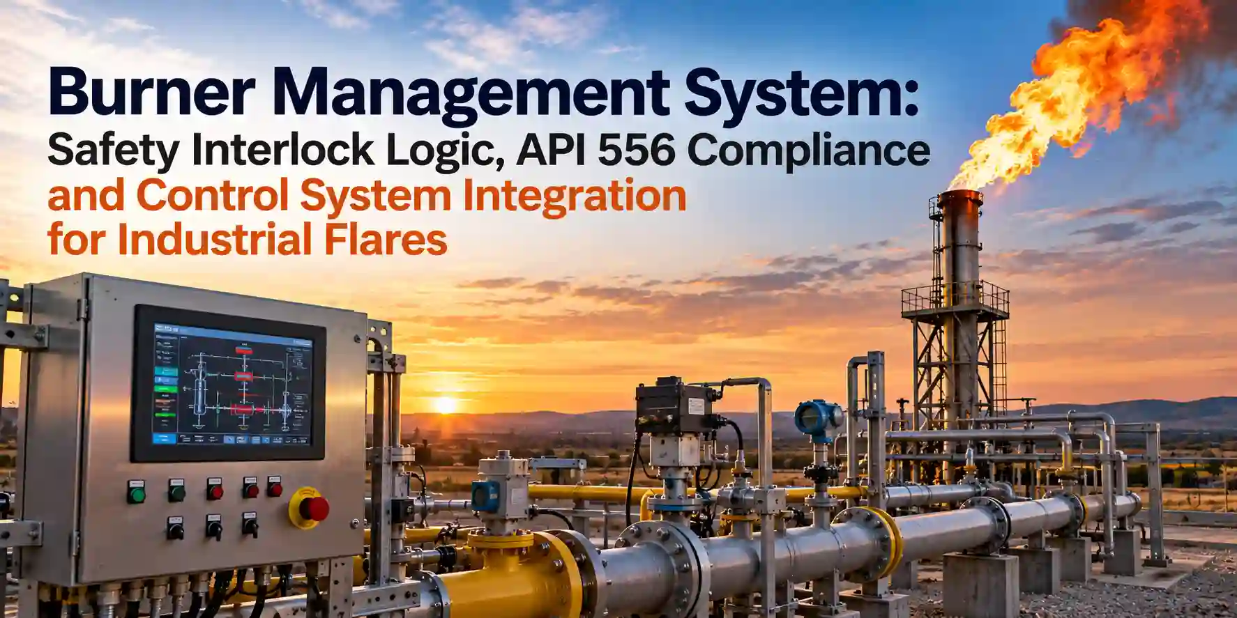 Burner Management System: Safety Interlock Logic, API 556 Compliance and Control System Integration for Industrial Flares
