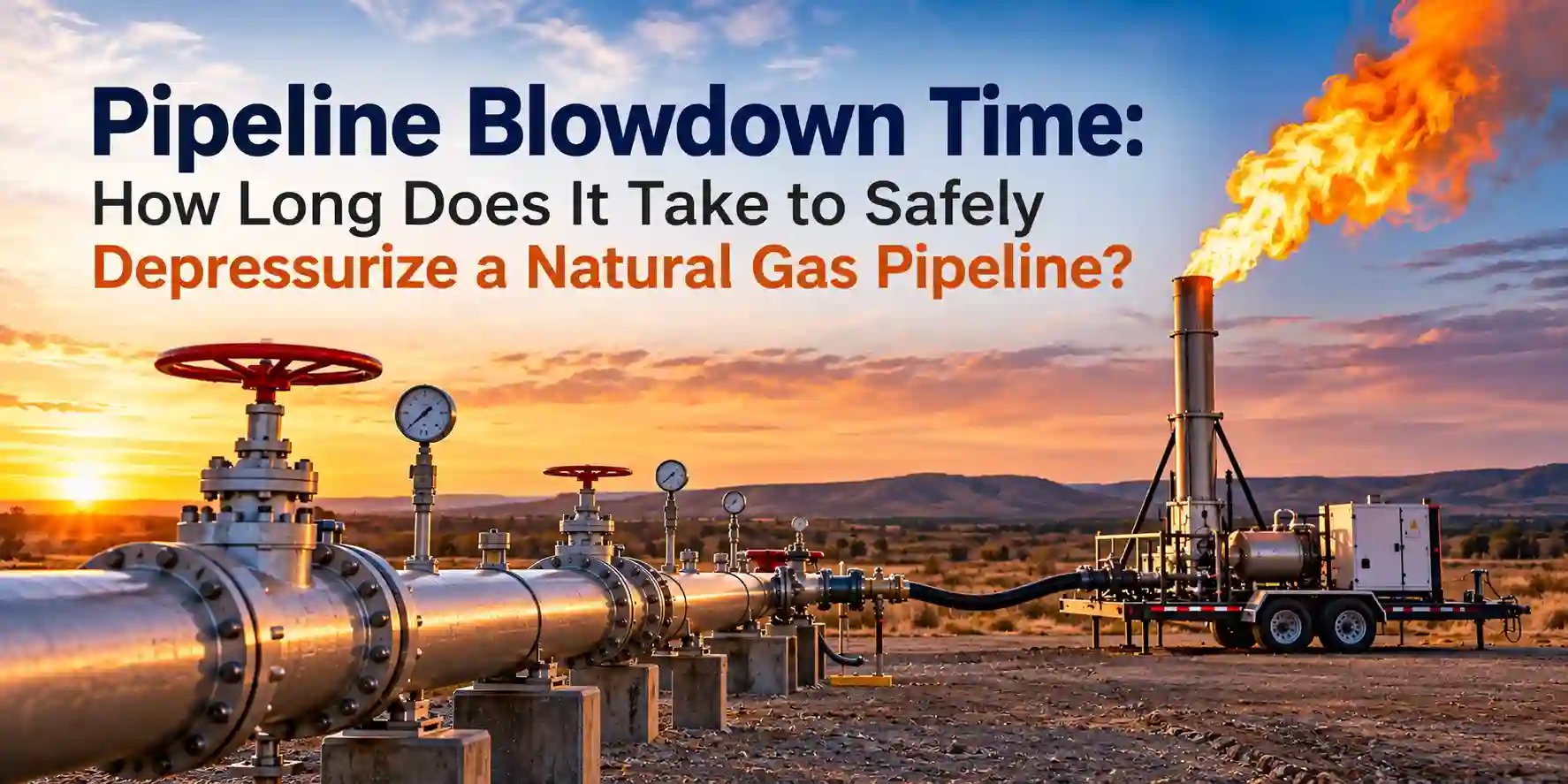 Pipeline Blowdown Time: How Long Does It Take to Safely Depressurize a Natural Gas Pipeline?